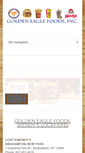 Mobile Screenshot of goldeneaglefoods.com